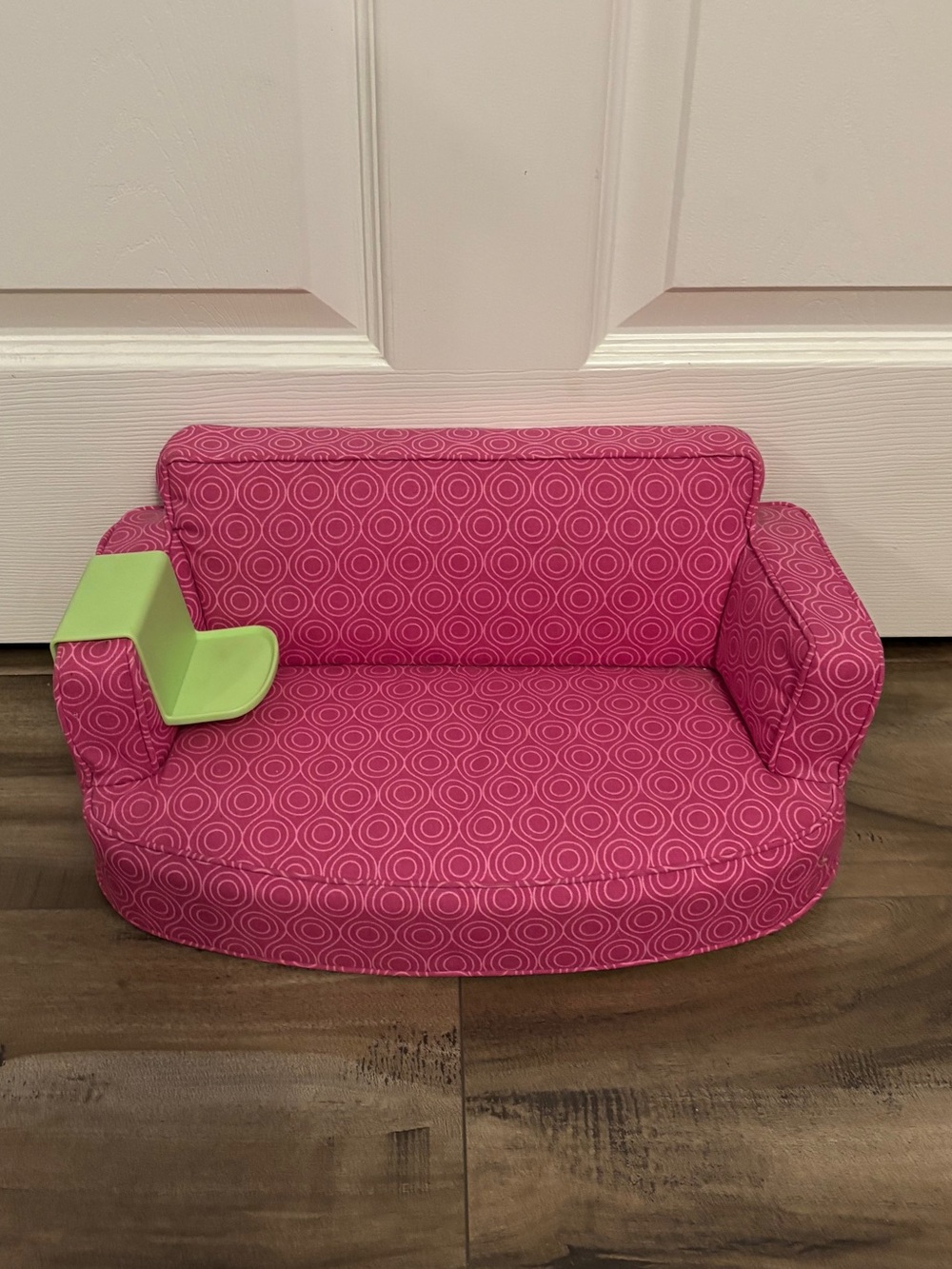 Retired American Girl Pink Comfy Couch no pillows